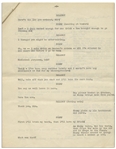 Moe Howard's 11pp. Script Entitled ''Look at the Brownie'', With Moe's Annotations Including His Signature -- Likely the Script for The Three Stooges 1952 Appearance on ''All Star Revue'' -- Very Good